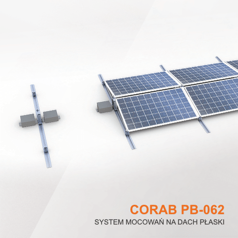 Corab PB-062 system mocowania dachy płaskie