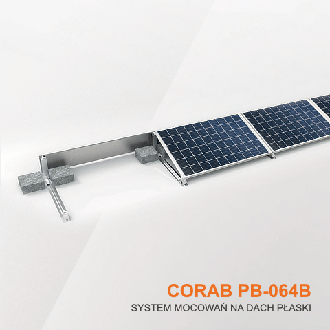 Corab PB-064b system mocowania dachy płaskie