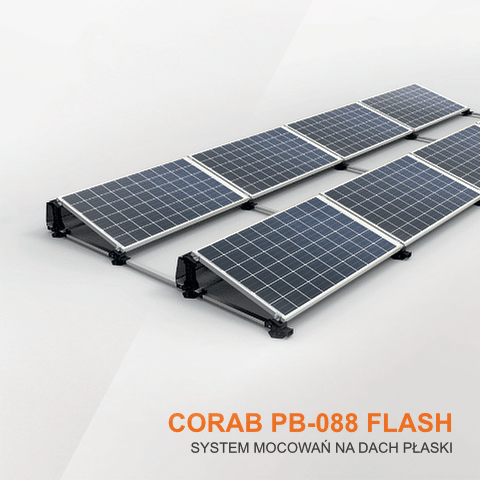 Corab PB-88 system mocowania dachy płaskie