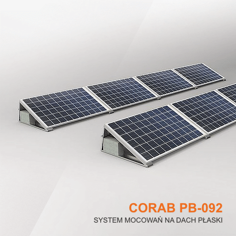 Corab PB-092 system mocowania dachy płaskie